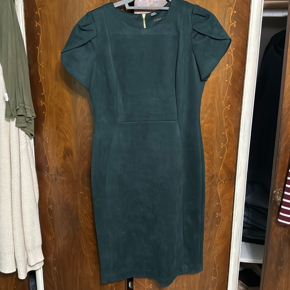 Calvin Klein green dress